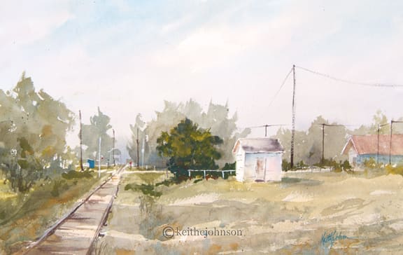 Near the Depot by Keith E  Johnson 