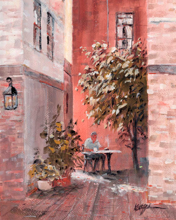 Patio de Leon by Keith E  Johnson, Image 1.