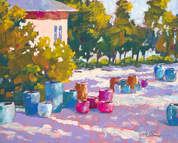 Red Pot Blue Pot by Keith E  Johnson, Image 1.