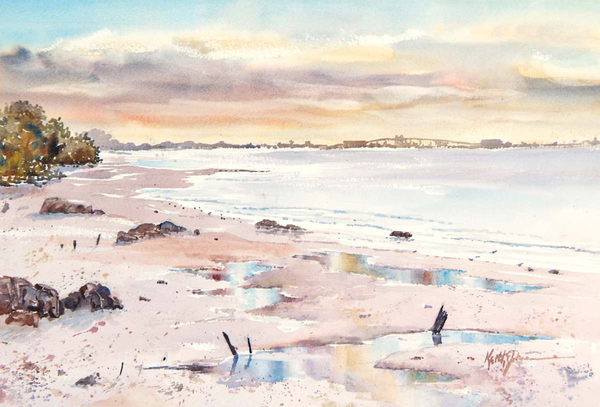 Reflections on Bunche Beach by Keith E  Johnson, Image 1.