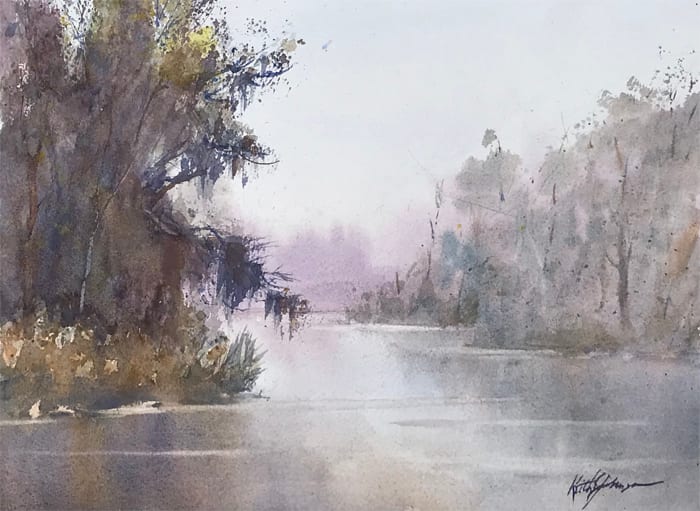 River Fog by Keith E  Johnson  Image: River Fog