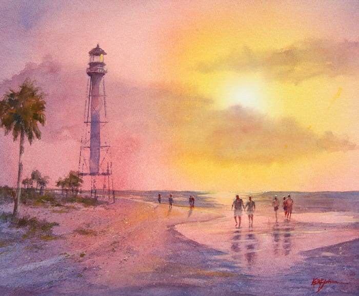 Sanibel Silhouette by Keith E  Johnson  Image: Sanibel Silhouette