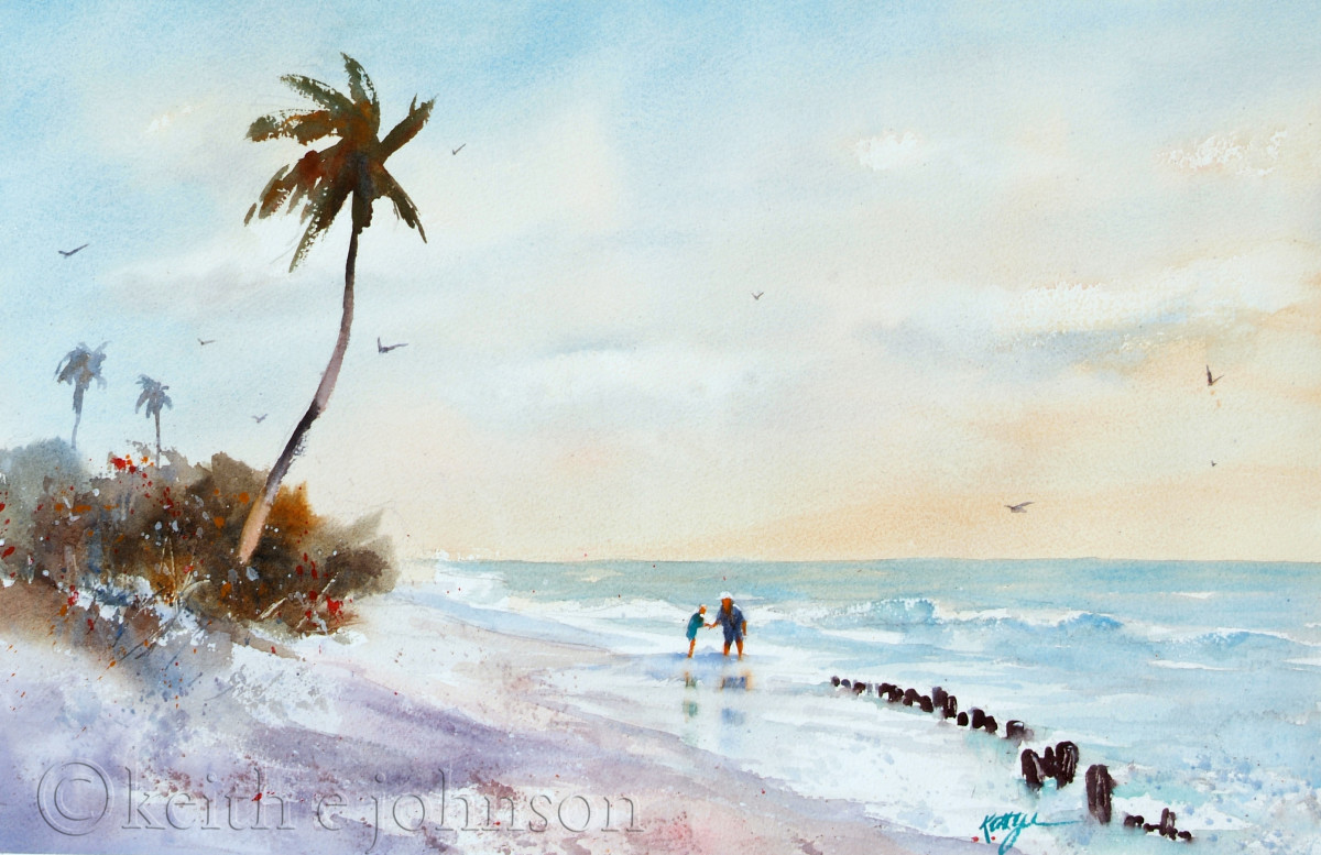 Shelling on Sanibel by Keith E  Johnson 