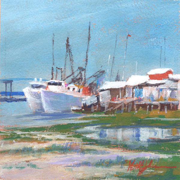 Shrimp Boats and Shacks by Keith E  Johnson 