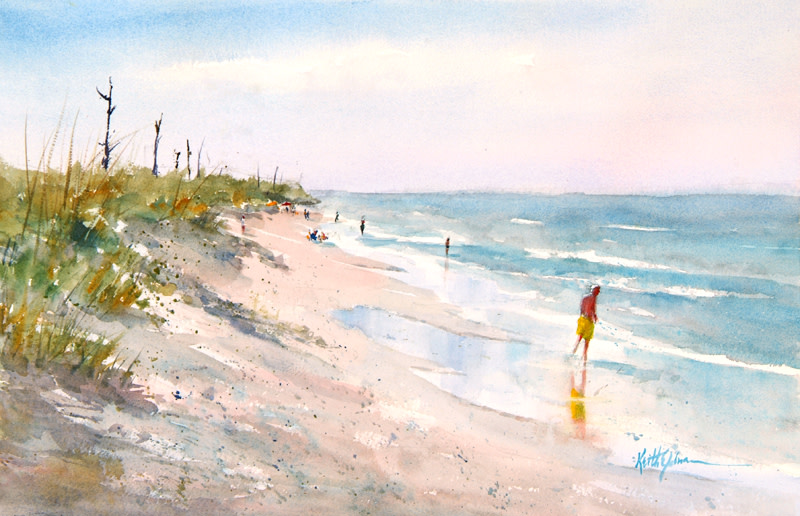 Stump Pass Beach by Keith E  Johnson 