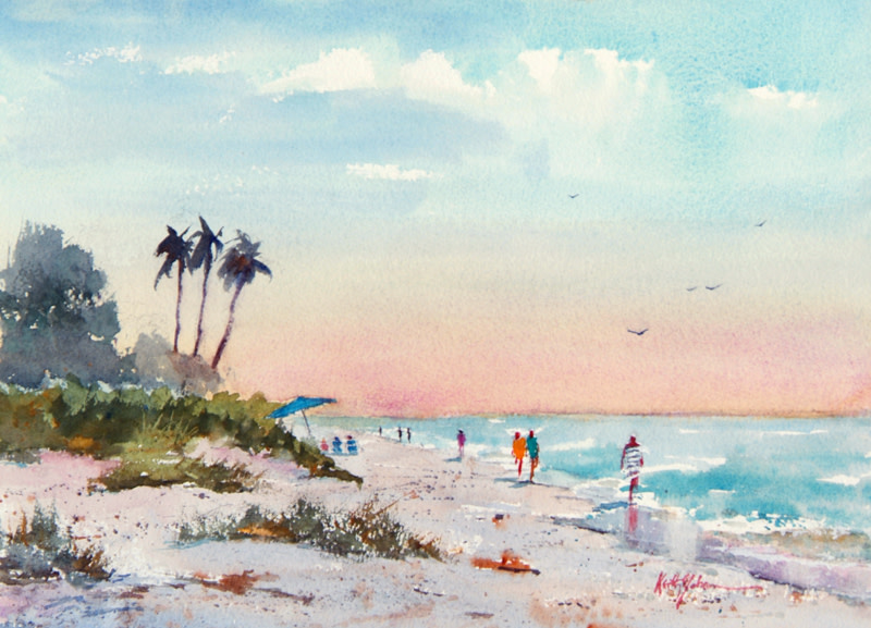 Tarpon Bay Beach II by Keith E  Johnson 