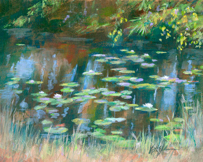 Water Lilies by Keith E  Johnson  Image: Water Lilies
