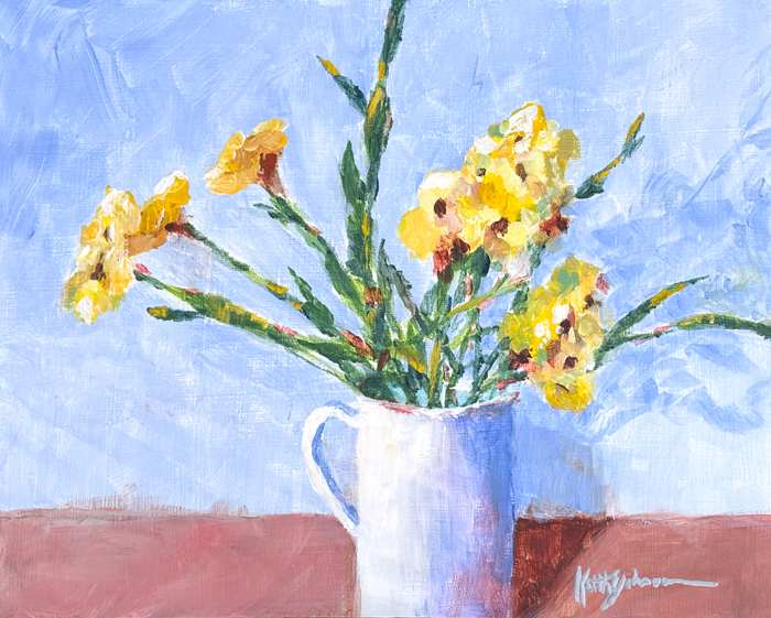 Yellow Flowers by Keith E  Johnson  Image: Yellow Flowers