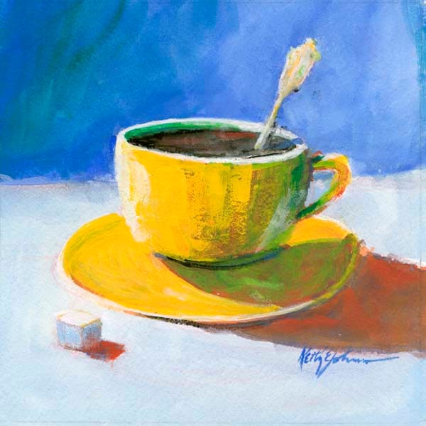 Yellow Cup by Keith E  Johnson 