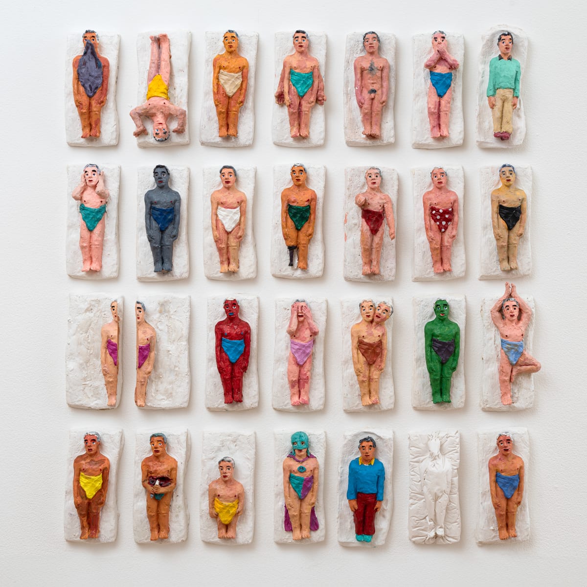 Self-Portraits with Underwear Pulled Too High by Matthew Freedman  Image: 28 out of 224 sculptures