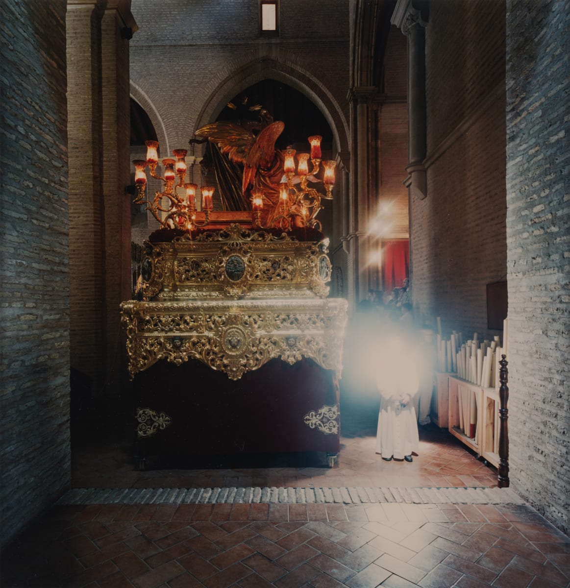 Iglesia de Santo Marina Semana Santo, Seville, Spain by Richard Ross 