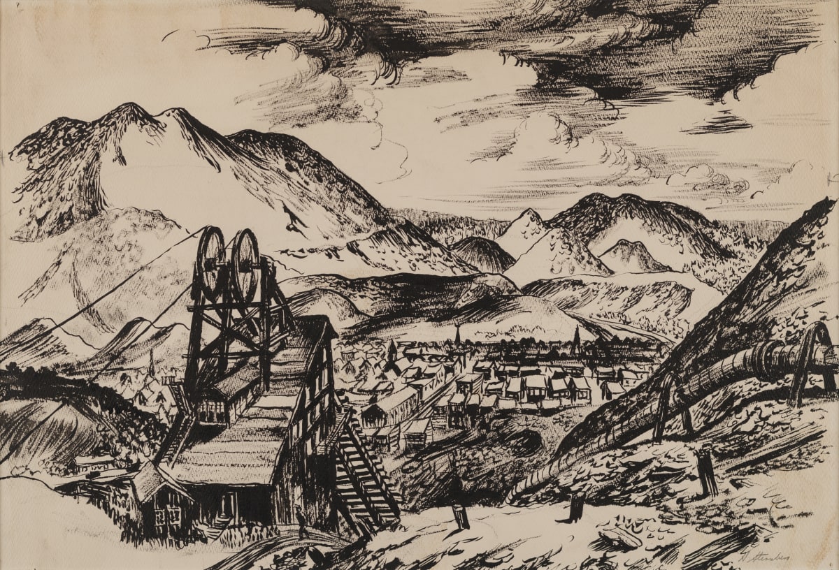 Mahanoy City, Pennsylvania by Harry Sternberg 