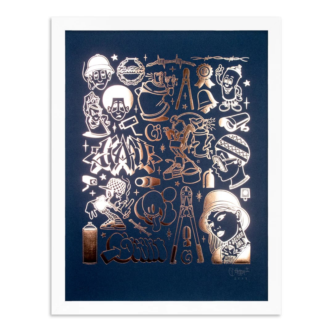 Modern Hieroglyphics - Graffiti: Copper Edition by Mike Giant 