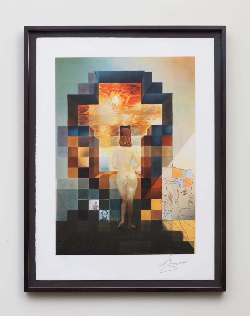 Lincoln in Dalivision by Salvador Dali  Image:  Image Courtesy of Ashby & Graff Real Estate Art Collection. © 2024 Philippe Baron.