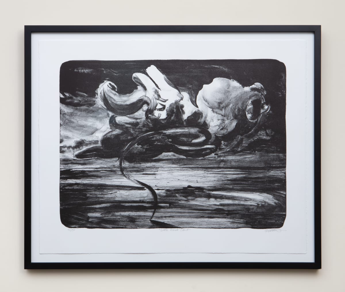 Little Black Cloud by Emma Webster  Image:  Image Courtesy of Ashby & Graff Real Estate Art Collection. © 2024 Philippe Baron.