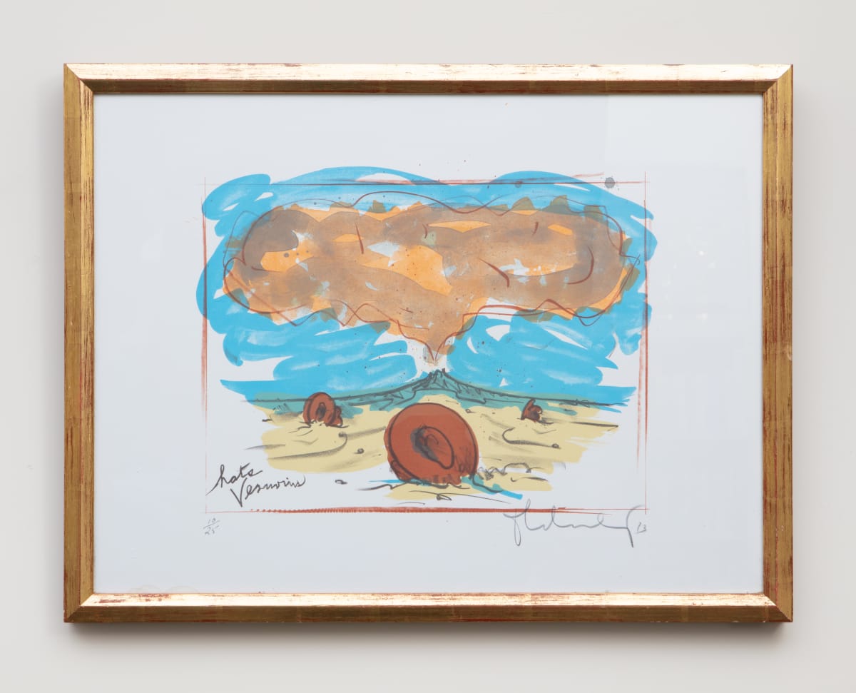 Hats Vesuvius by Claes Oldenburg  Image: Image Courtesy of Ashby & Graff Real Estate Art Collection. © 2024 Philippe Baron.