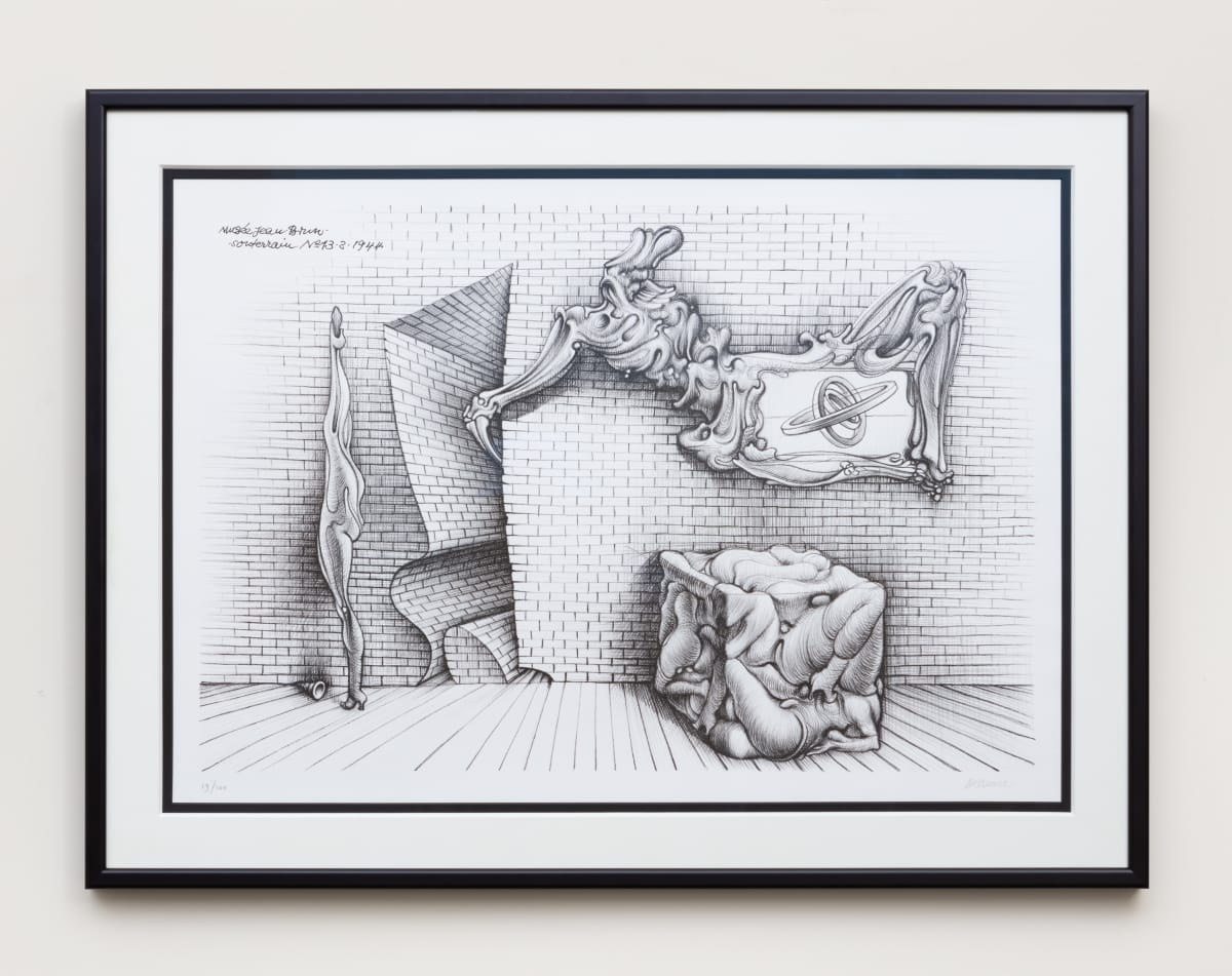 Souterrain by Hans Bellmer  Image: Image Courtesy of Ashby & Graff Real Estate Art Collection. © 2024 Philippe Baron.