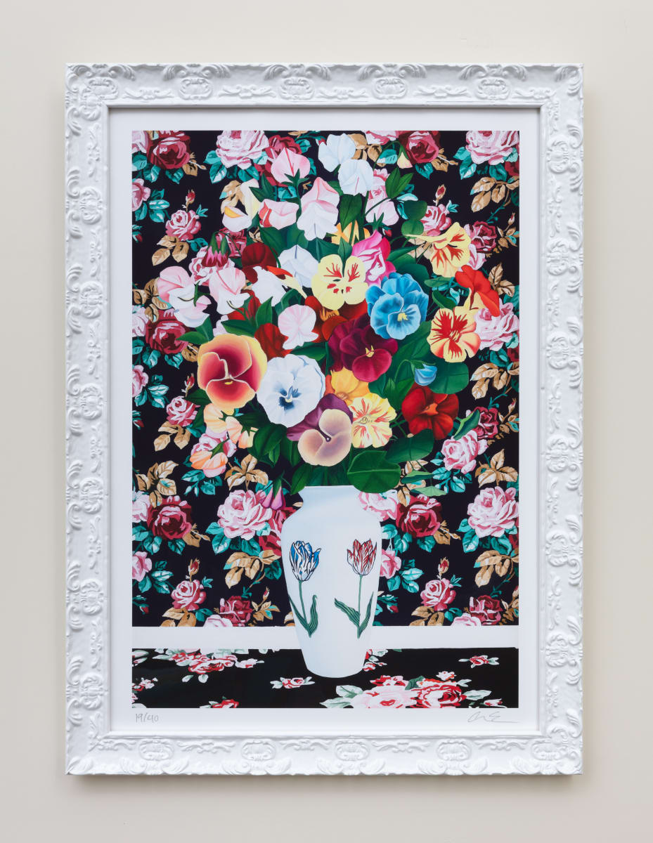 Flowers on Flowers by Alec Egan  Image: Image Courtesy of Ashby & Graff Real Estate Art Collection. © 2024 Philippe Baron.
