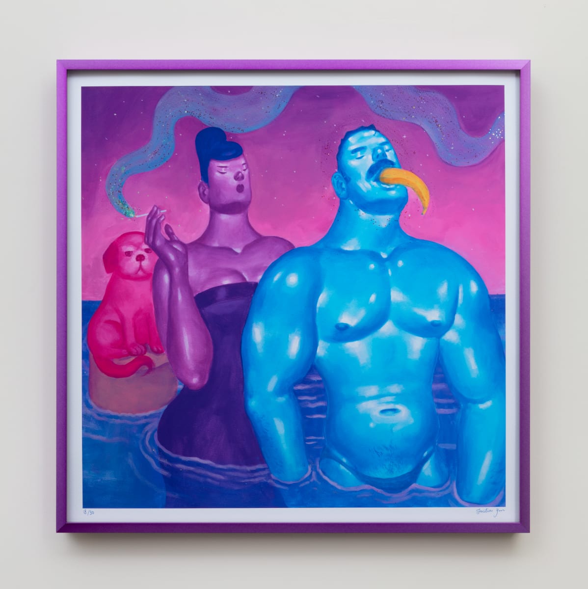 In The Blue Of The Evening by Justin Yoon  Image: Image Courtesy of Ashby & Graff Real Estate Art Collection. © 2024 Philippe Baron.