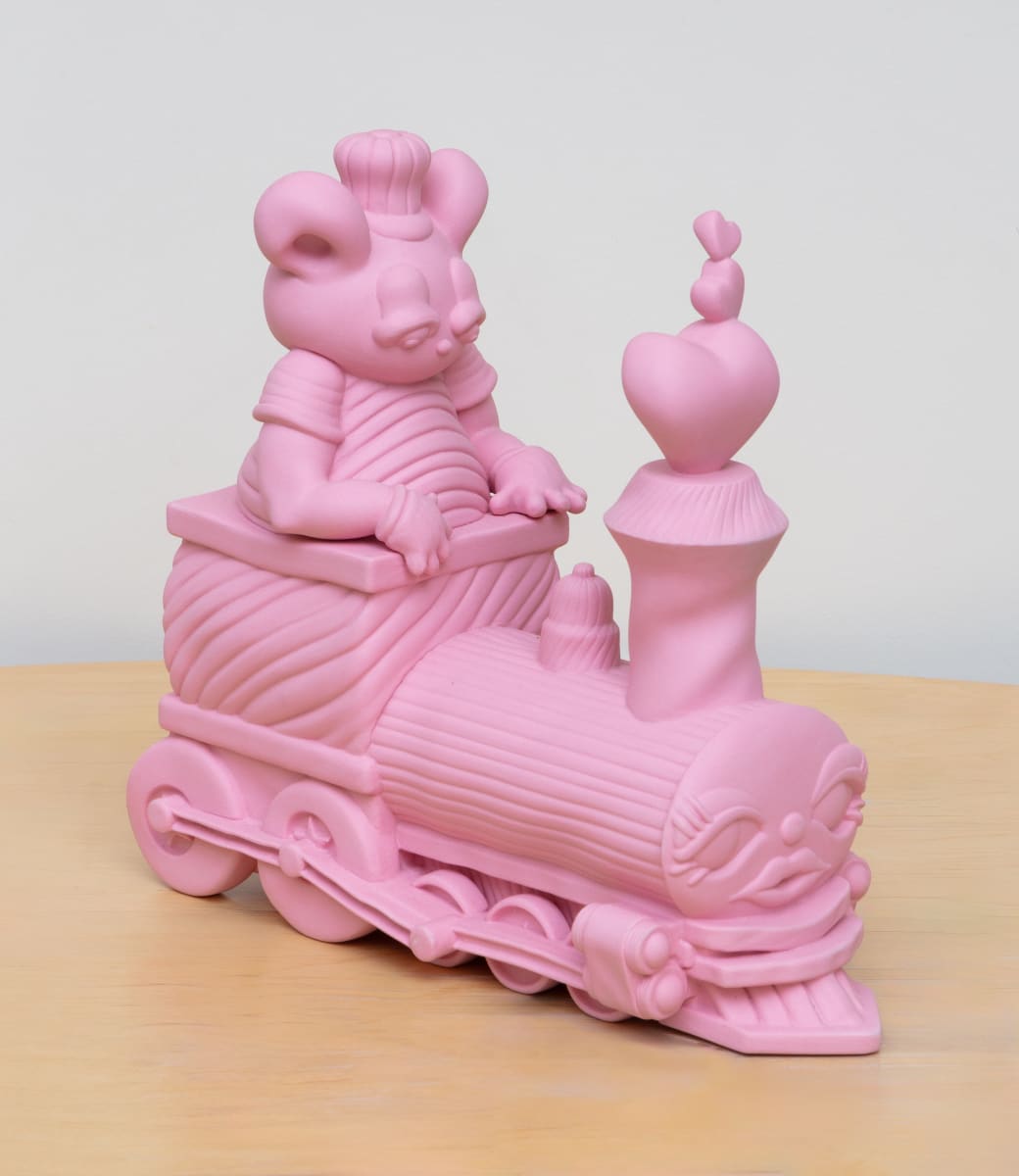Jolly Bear by Alake Shilling  Image:  Image Courtesy of Ashby & Graff Real Estate Art Collection. © 2024 Philippe Baron.