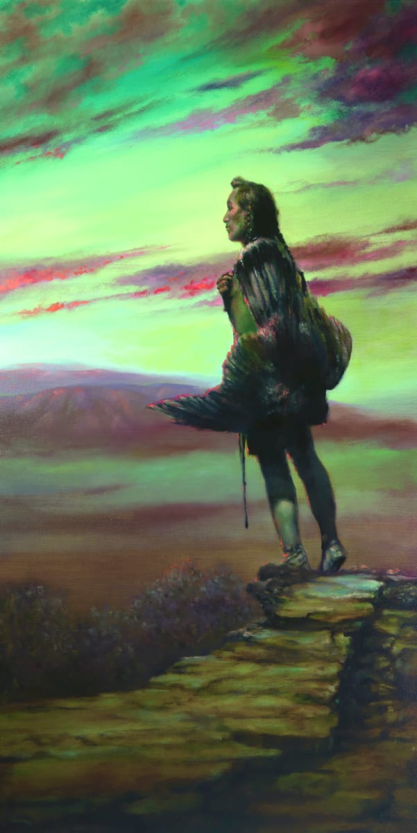 The Eagle Catcher by Karen Clarkson  Image: The Hidatsa, a part of the Sioux tribe, are well known for their ability to trap eagles.