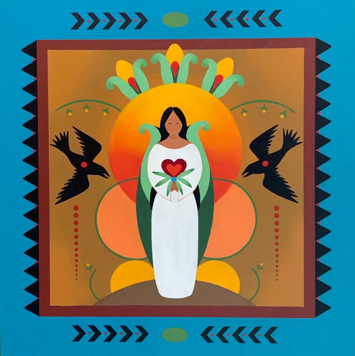 Legend of the Corn Woman by Karen Clarkson  Image: Many native people have legends and myths regarding the gift of corn. This is the Choctaw Legend of the Corn Woman