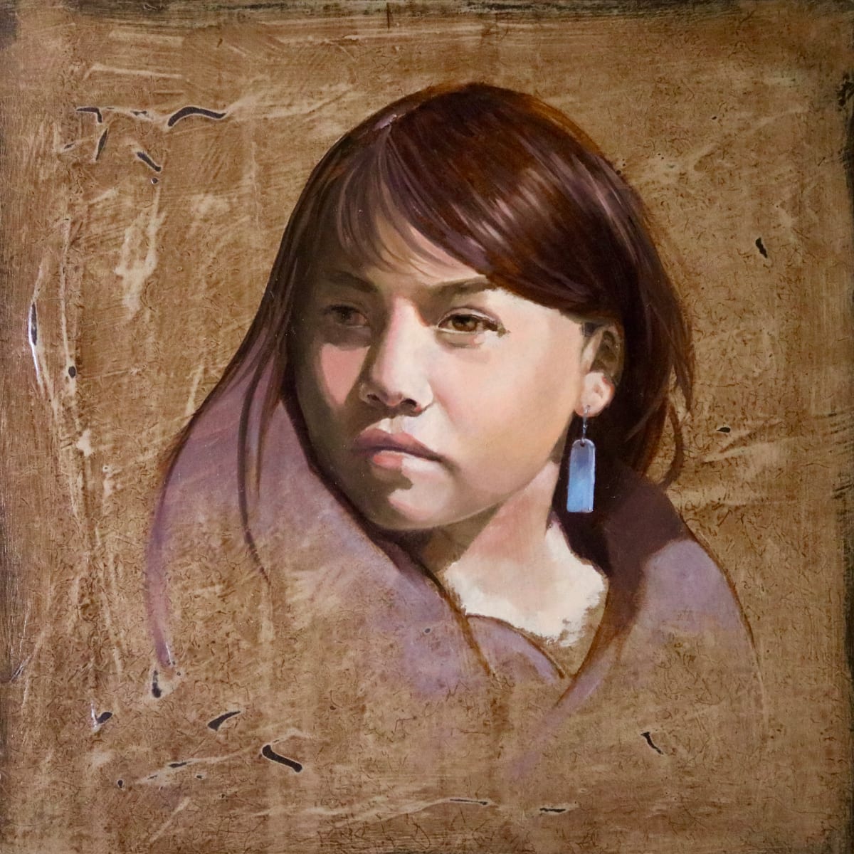 Looking to the Future by Karen Clarkson  Image: Portrait of young Navajo girl