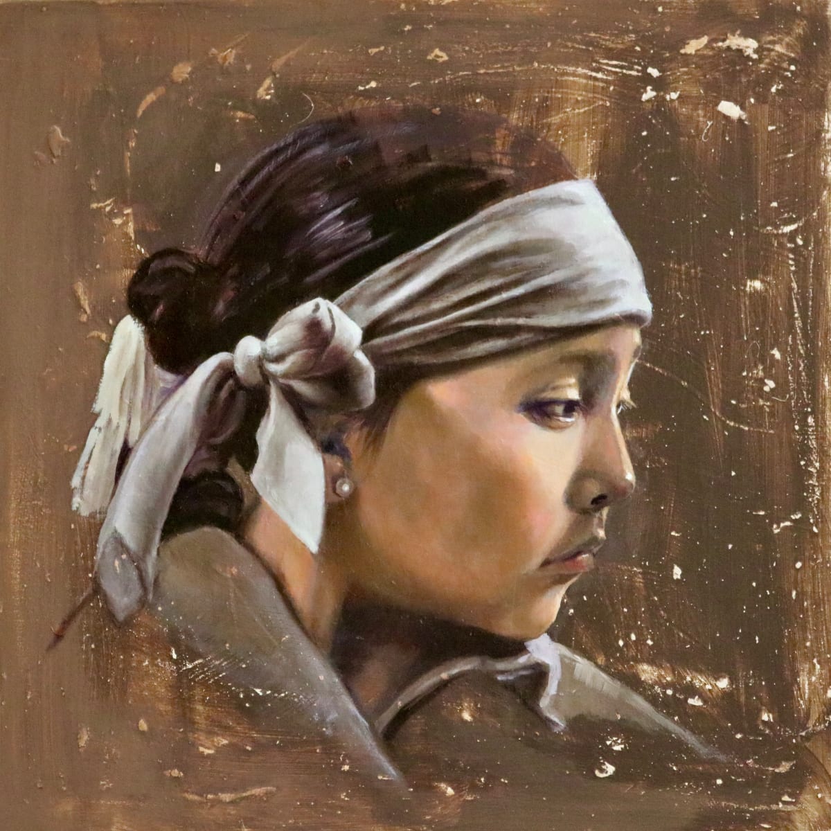 Star Boy - Eternal Youth by Karen Clarkson  Image: Contemporary portrait of young Navajo boy