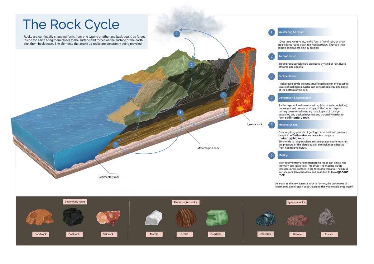 The Rock Cycle by Gloria Fuentes 