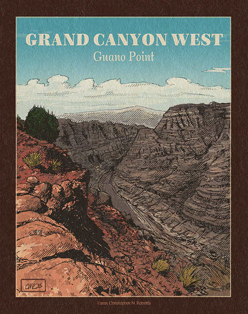 Grand Canyon West,  Guano Point by Christopher Roberts 