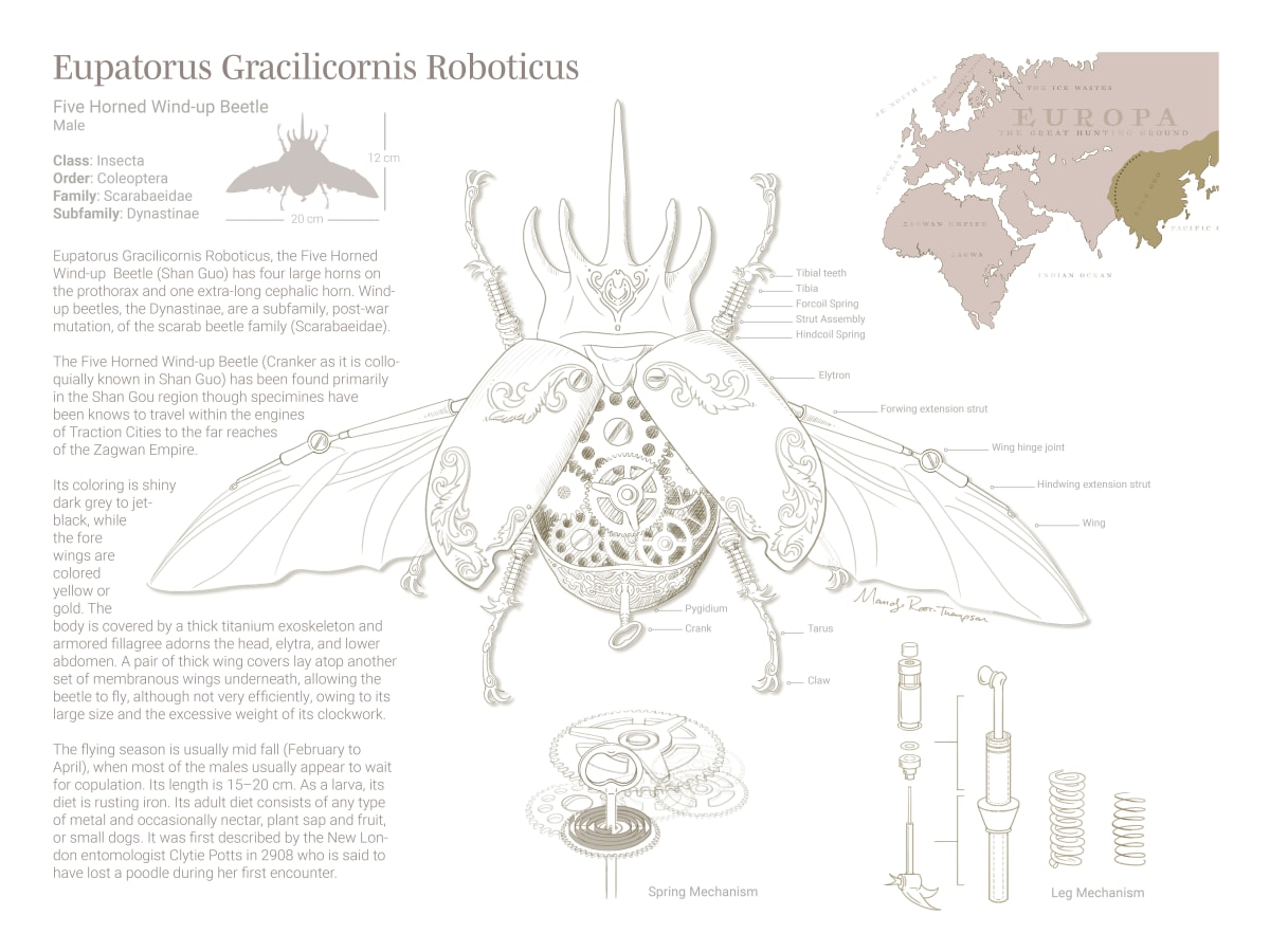 Steampunk Beetle by Mandy Root-Thompson 