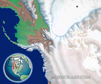 Ice Age Land Bridge by Theophilus Britt Griswold 