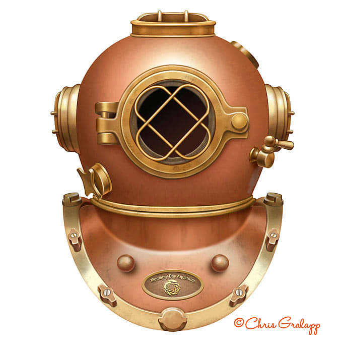 Diving helmet by Chris Gralapp 