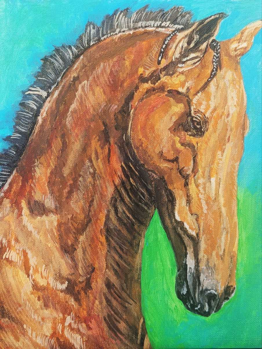 Horse Profile Study by Netta Dar, Image 1.