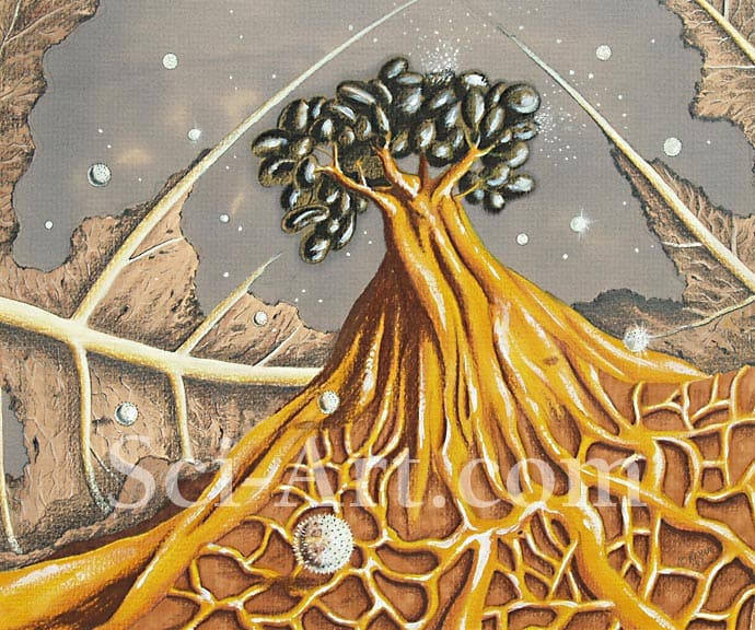 Slime mold universe by R. Gary Raham 