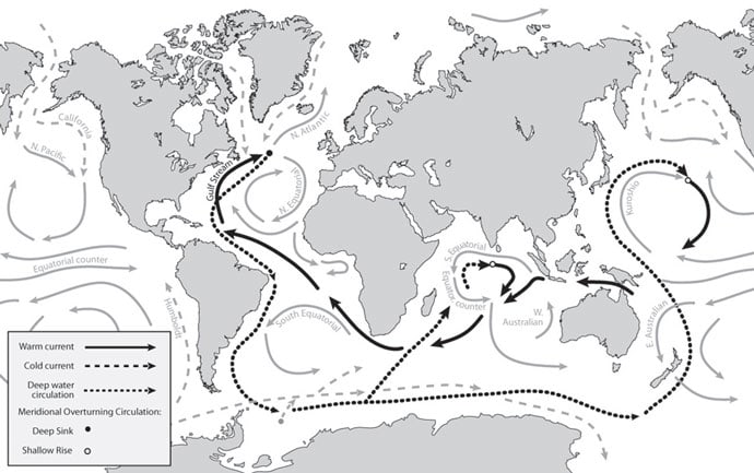 Global Ocean Water Currents by Kelly Finan 