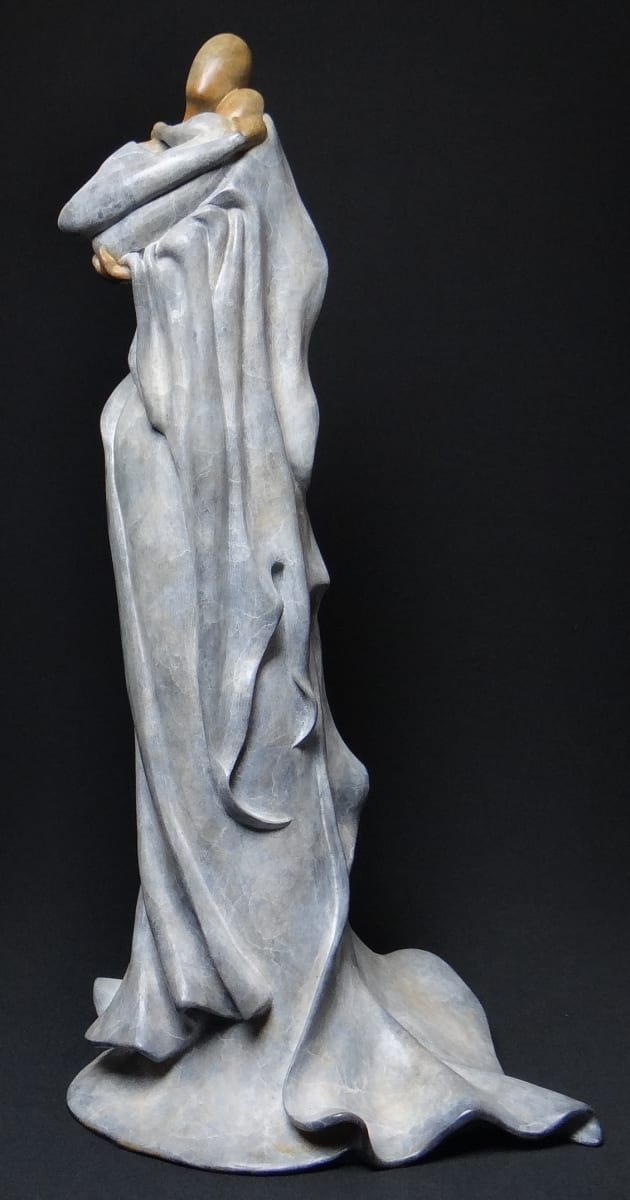 Mothers Love, stone patina by Louise Cutler Studio 