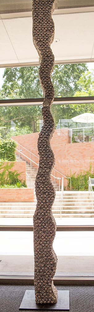 Diamond Waves Column by Jesus Moroles, Image 3.