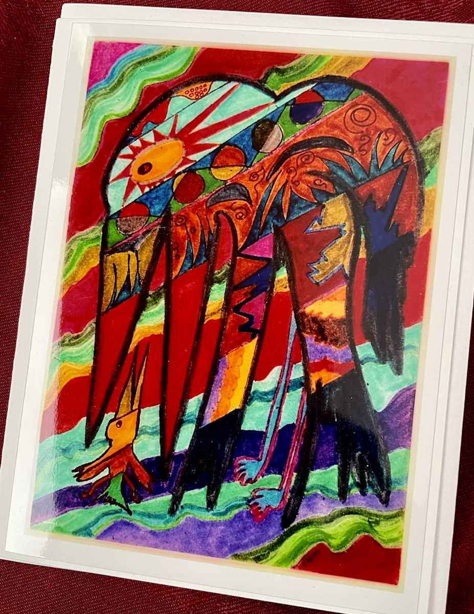 Mythic Animal  Boxed Five Cards by Susan Detroy, Image 4.