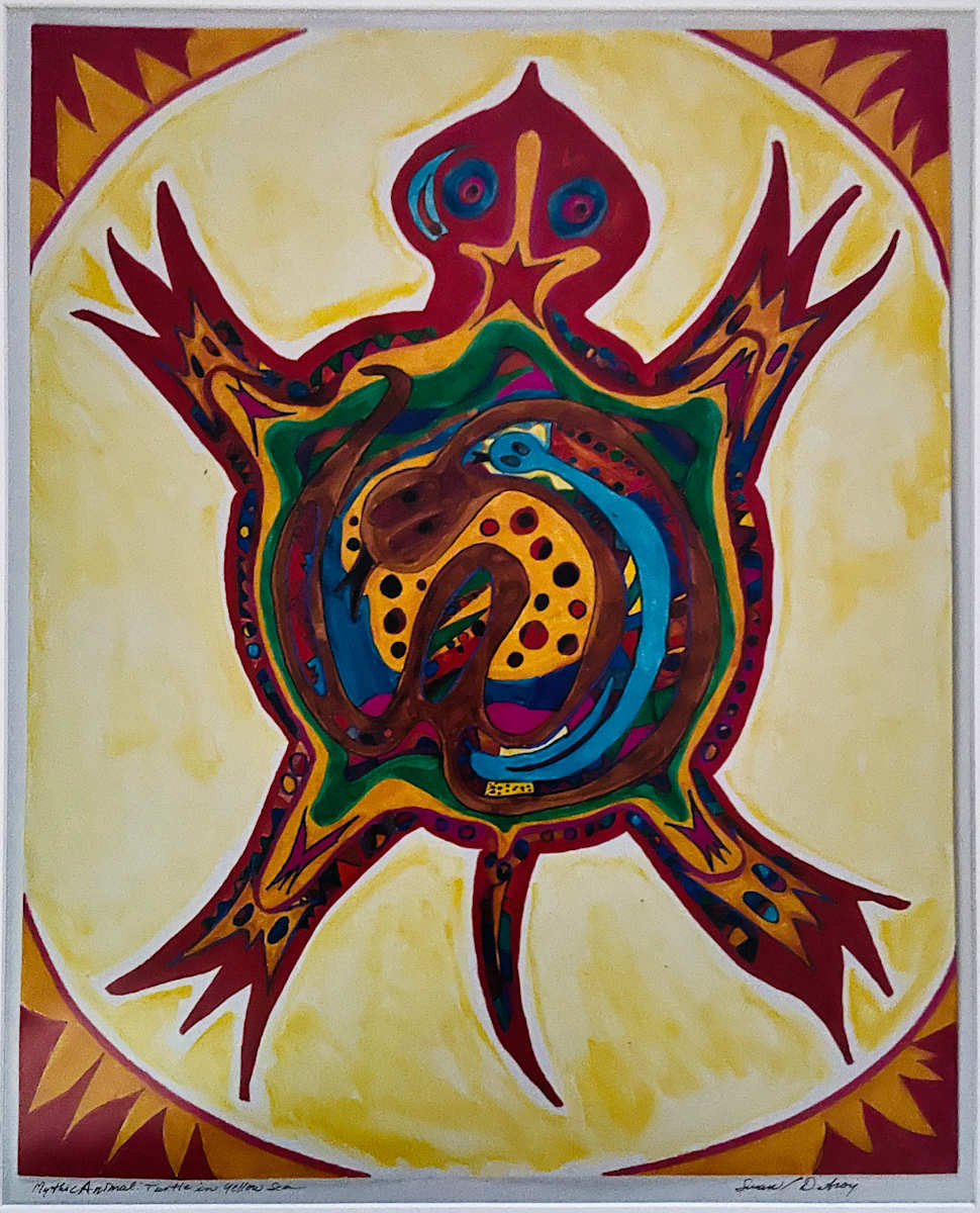Turtle in Yellow by Susan Detroy, Image 1.