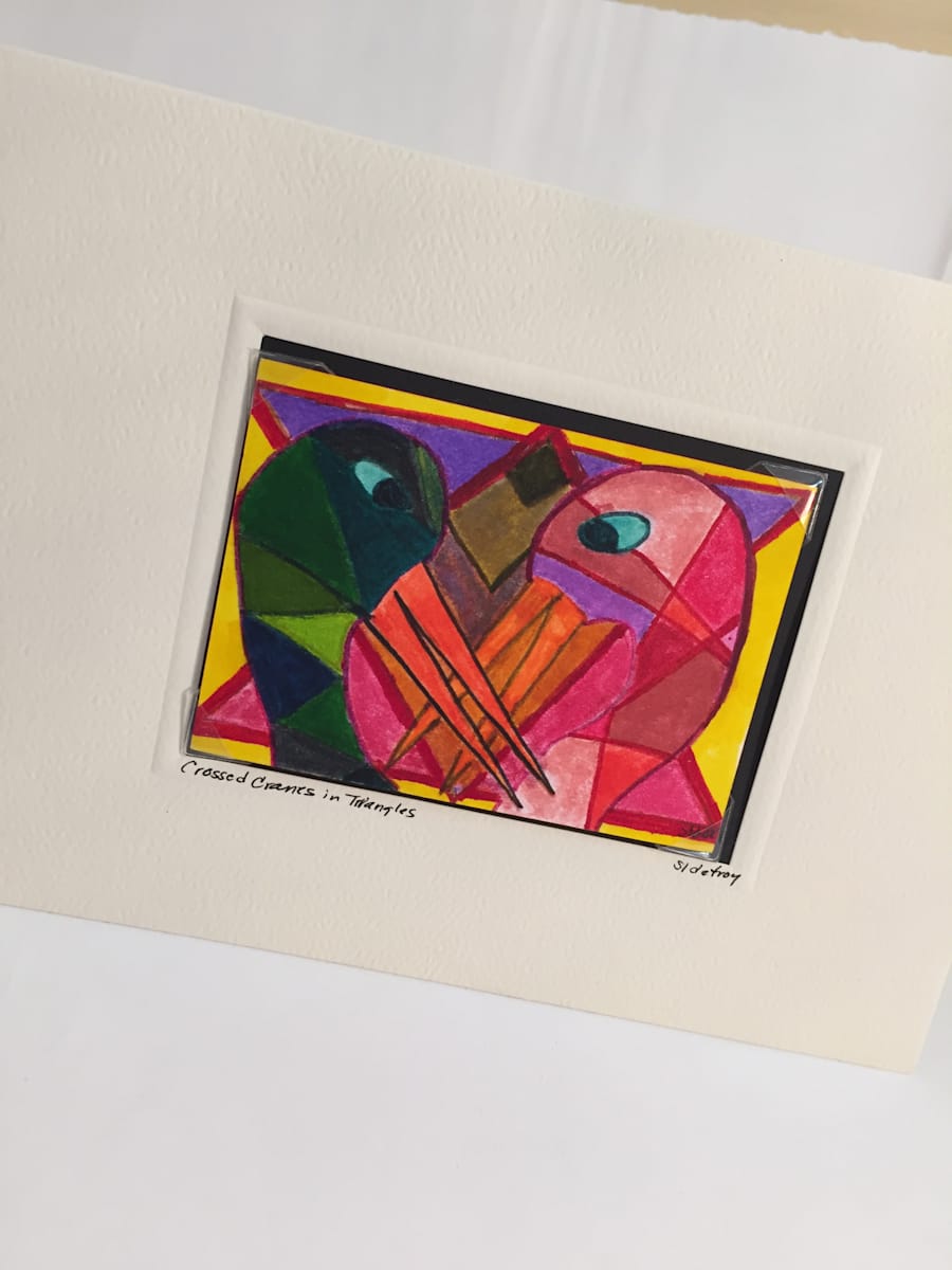 Cranes Love by Susan Detroy 