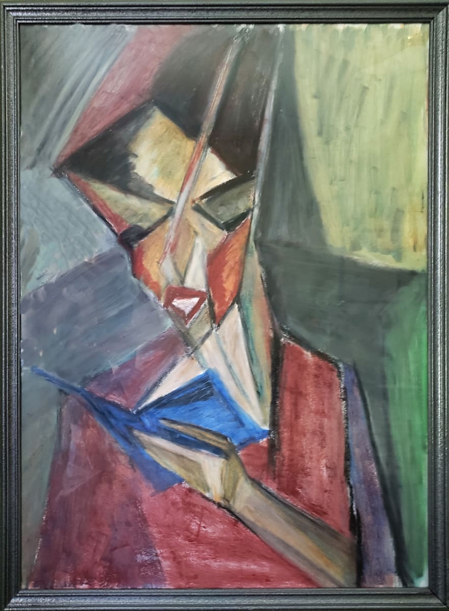 Reader after Rotluff by SP Estes  Image: inspired by Rotluff