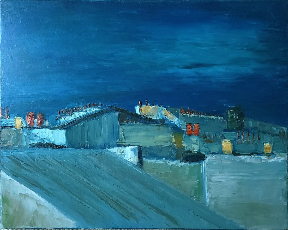 Paris Cat Burglar's View by SP Estes 