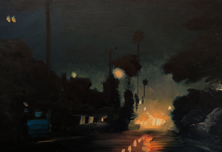 leaving San Luis by Heather Lewis  Image: Sometimes leaving town has a significance you only realize later. The magic of this view contrasts strongly with the gravity of the occasion. 