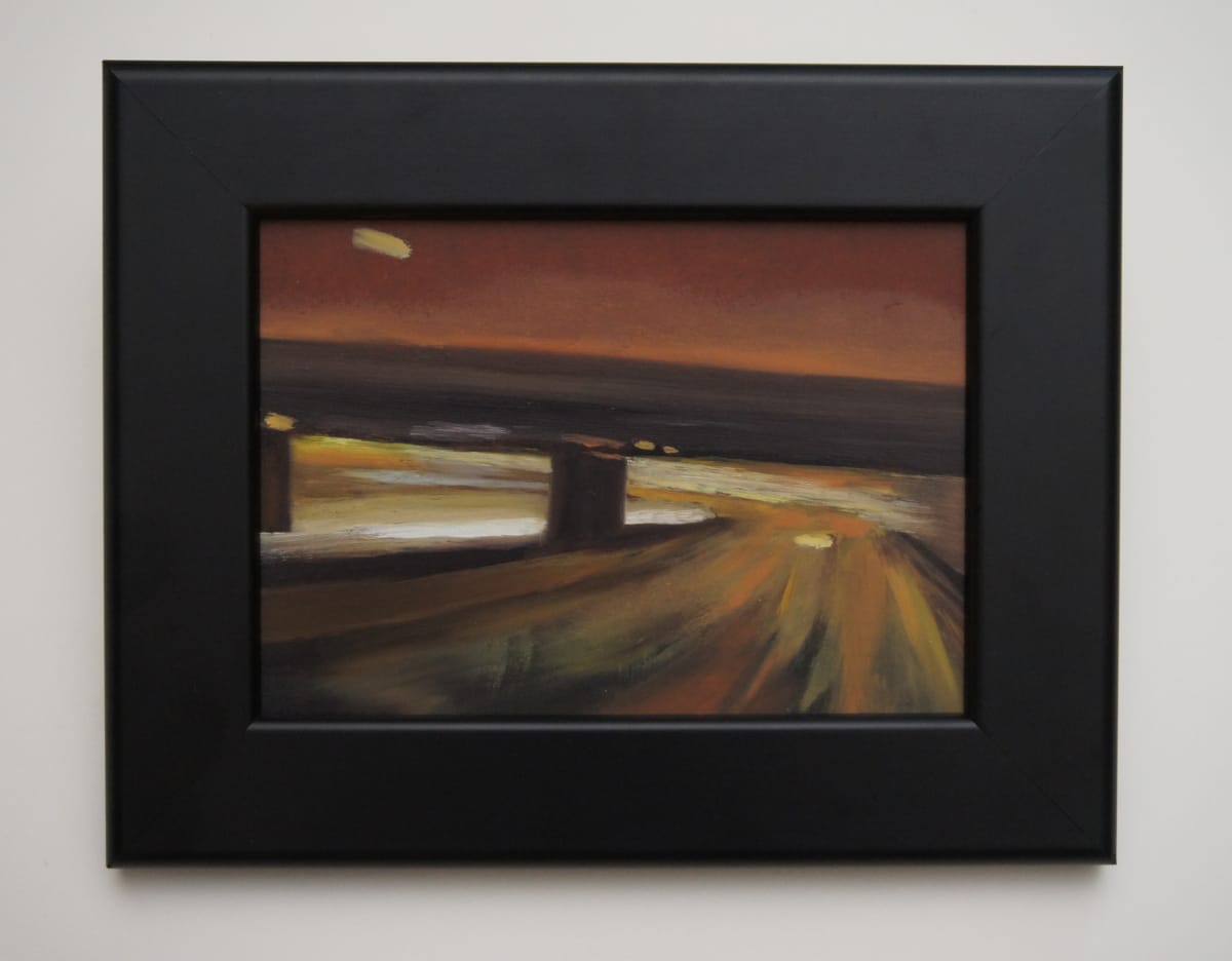 orange freeway by Heather Lewis  Image: I wanted to capture the experience of speed, and light, when freeway driving at night.