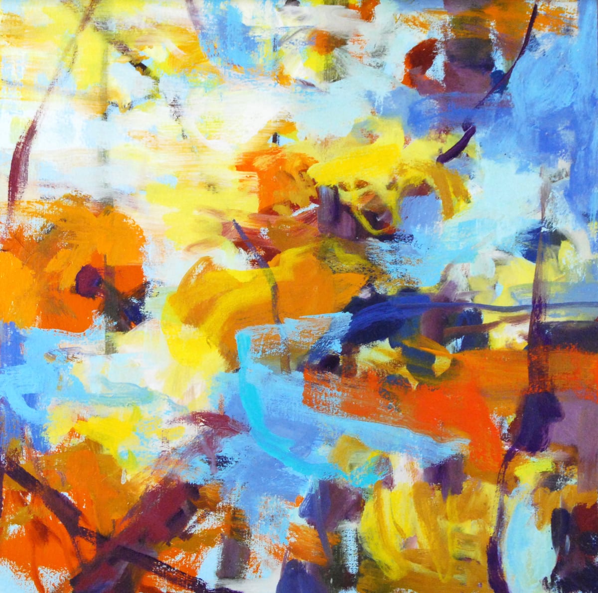 Blujay by Melanie Kozol  Image: Landscape Abstraction