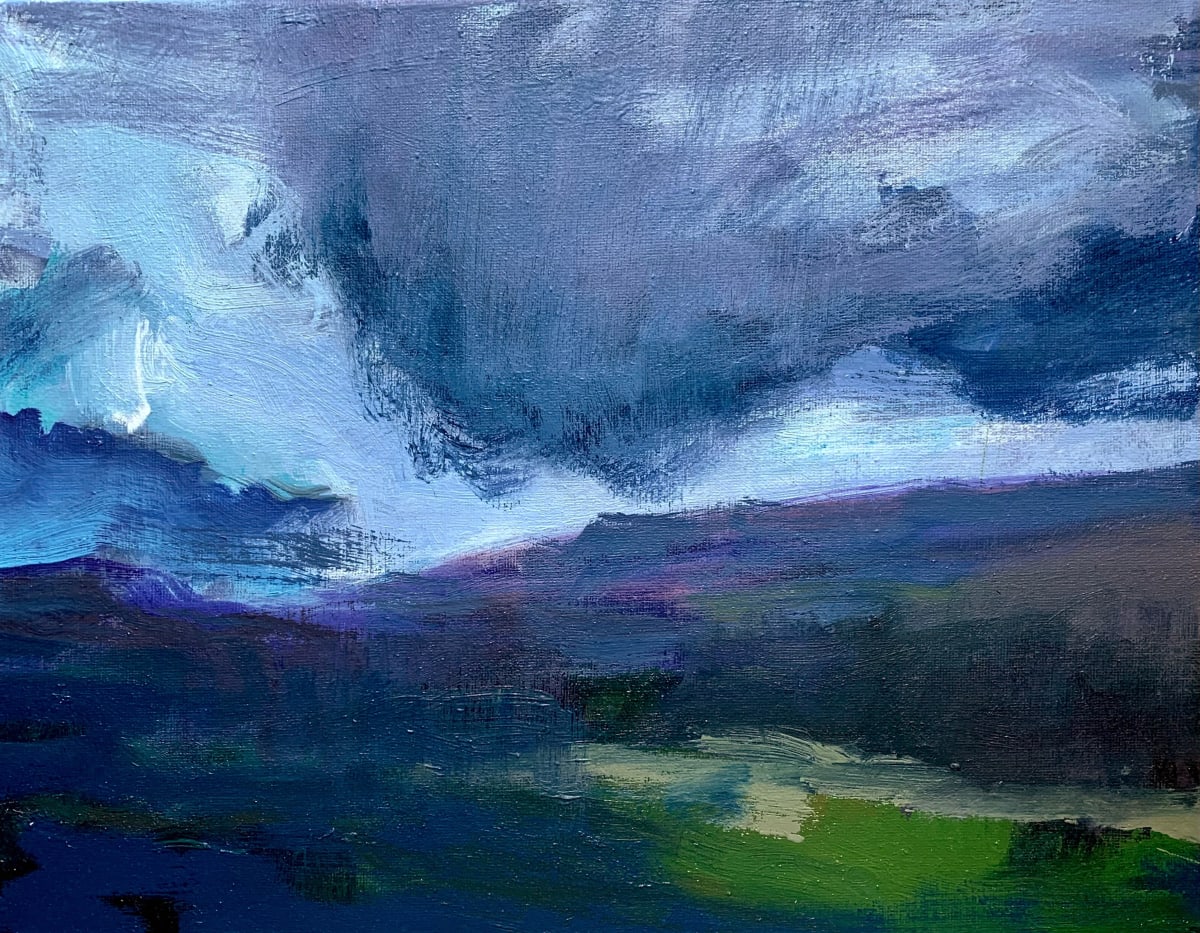 Squall by Melanie Kozol  Image: Landscape painting