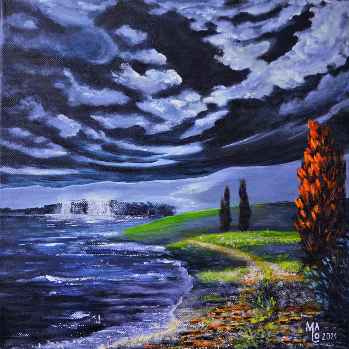 GENTLE THREAT by  MaLo Magic Blue - Mario Lorenz, Image 1.