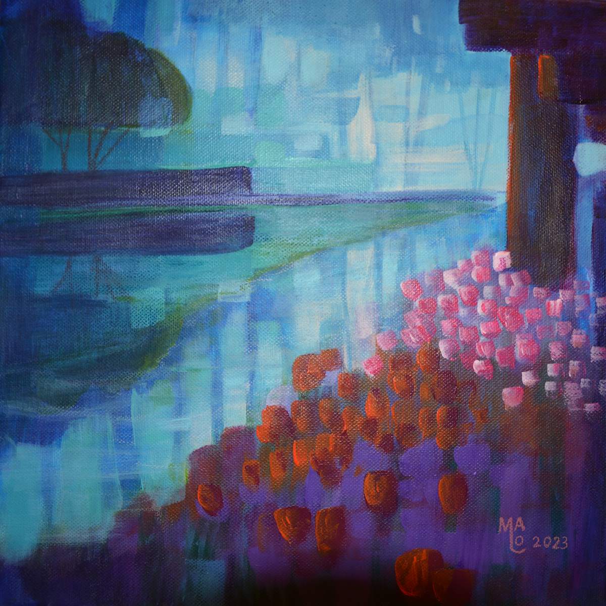 WHEN TULIPS DREAM by MaLo Magic Blue - Mario Lorenz 