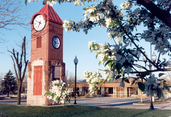 Millennium Clock Tower  Image: Millenium Clock Tower, artist unknown, 2000. Image from City of Littleton annual calendar contest.